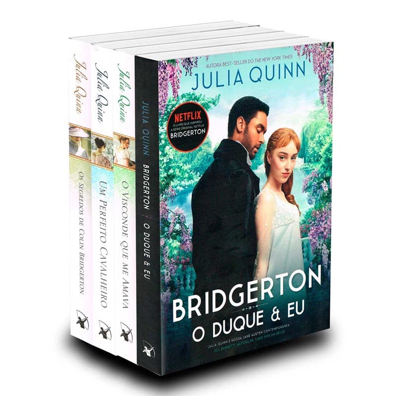 Kit Série Os Bridgertons - Livros volume 1,2,3 e 4