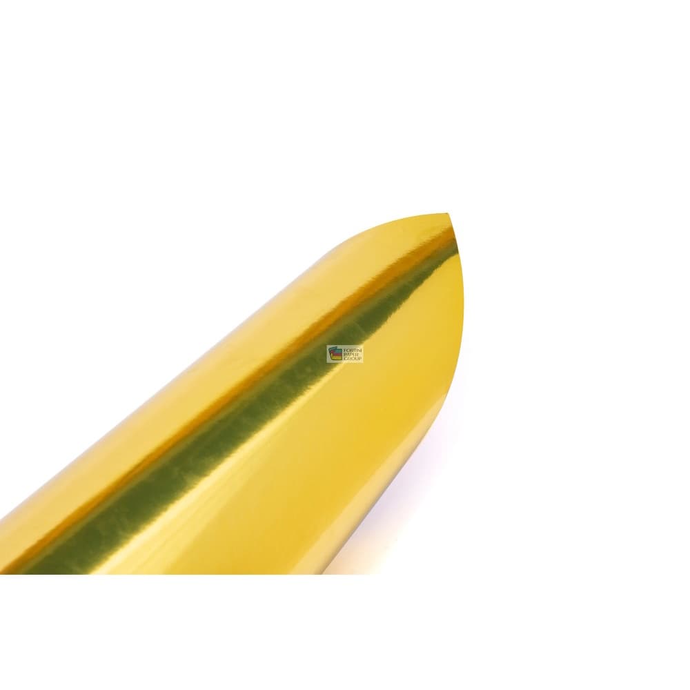 Papel Lamicote 180g A4 Ouro Dourado 10 folhas 1 face - verso Branco