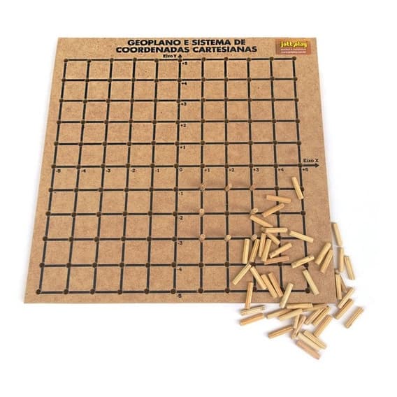 Geoplanos E Sistemas De Coordenadas Cartesianas 50 Pinos Escolar