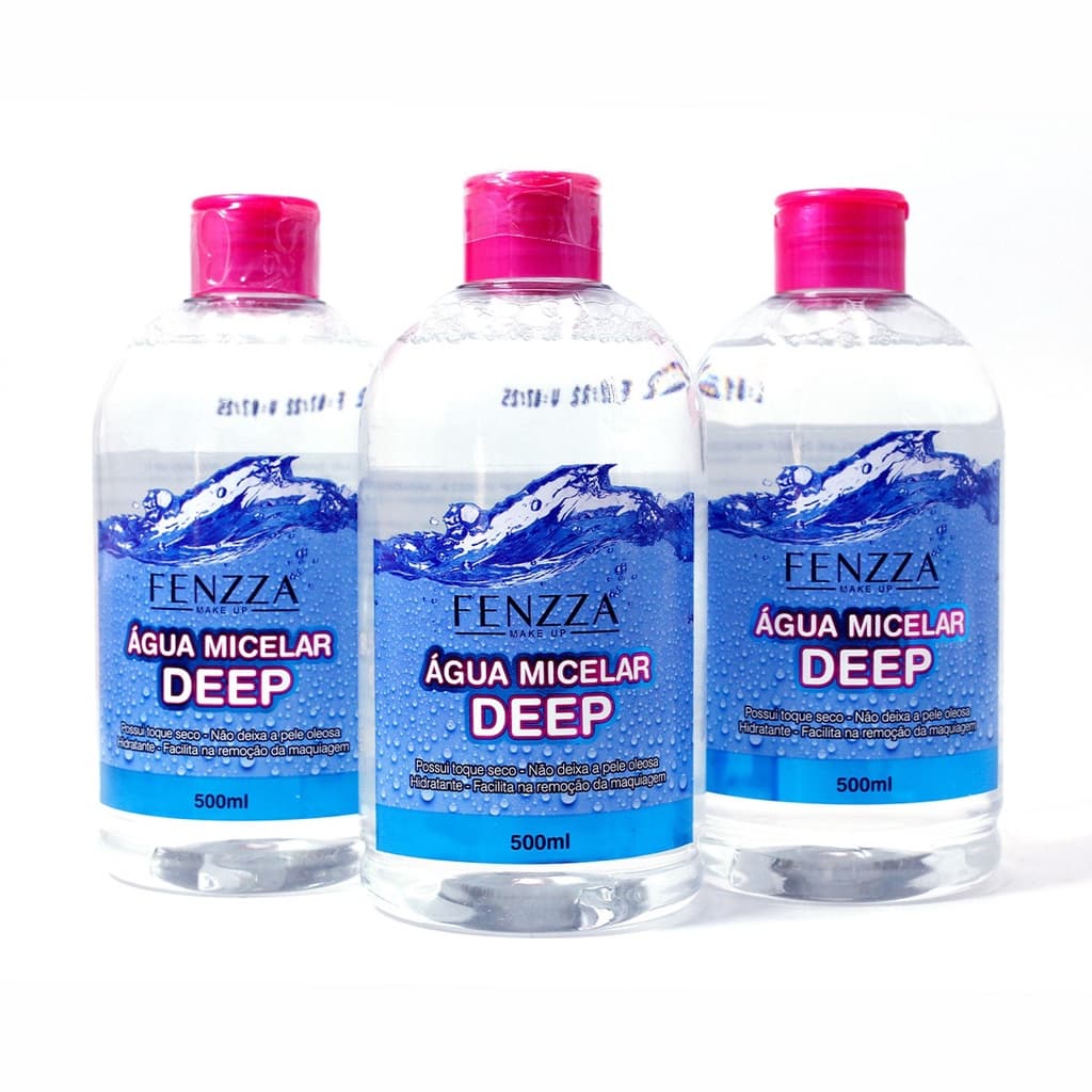 Agua Micelar Deep Remoção de Maquiagem Fenzza 500 ml