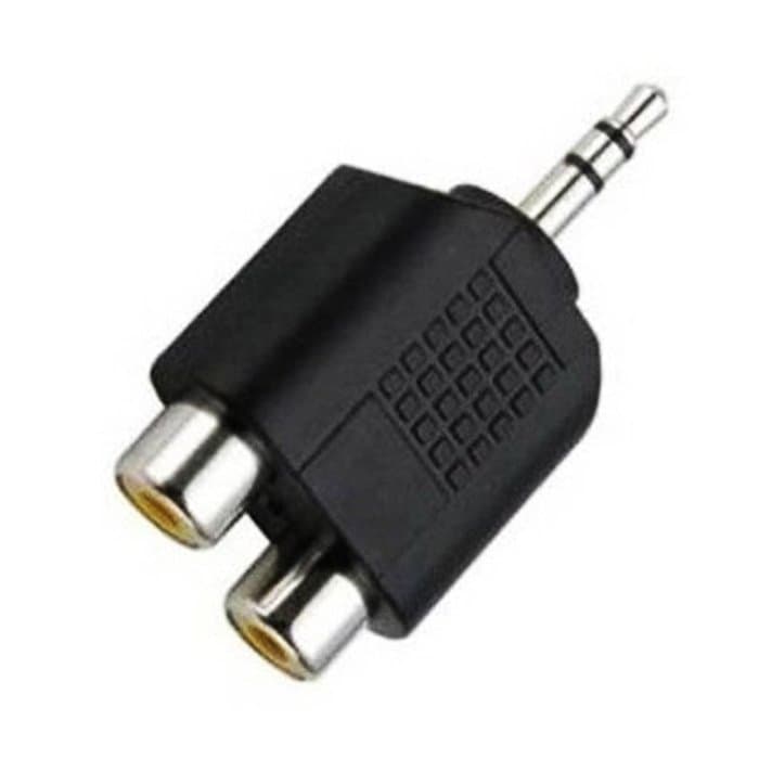 Kit Atacado 10 unidades Adaptador Conector P2 2 Rca Femea LE-5508