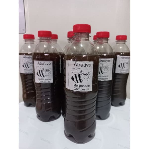 Atrativo Misto Para Abelha Sem Ferrão 500ml Jataí, Mandaçaia, Tubuna, uruçu, bora, Mandaguari