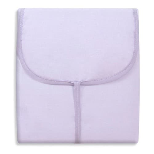 Trocador De Bebê Portátil Com Bolsos 100% ALG Realeza Lilás