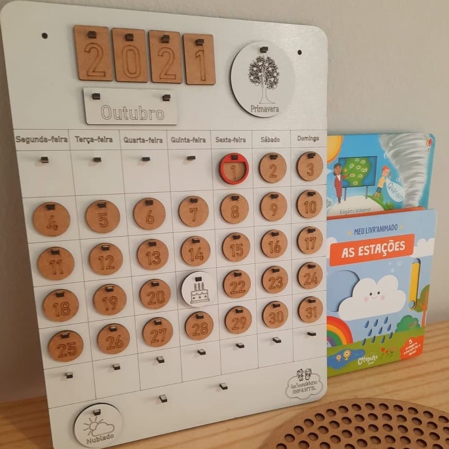Calendário Infantil Educativo