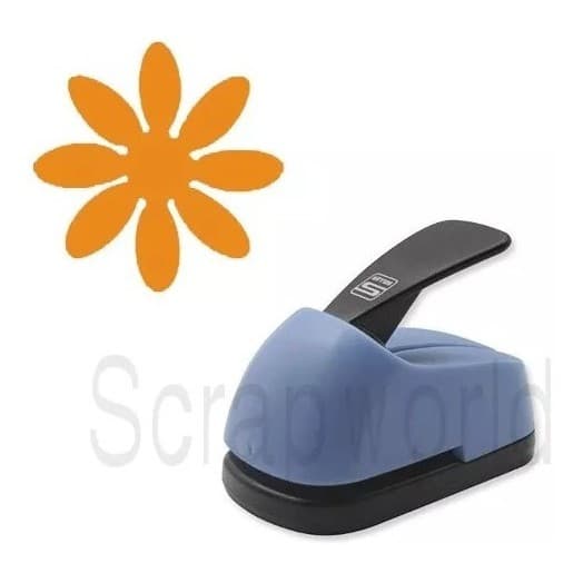 Cortador Perfurador Scrapbook Eva Margarida Corte 76mm 7,6cm