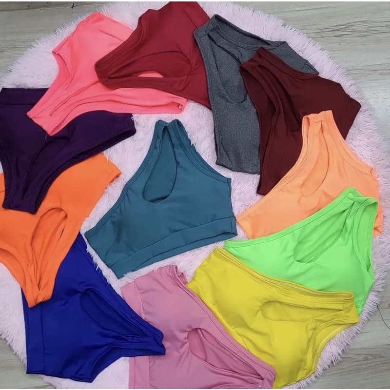 Top de ombro so gota tecido suplex super conforto e otima sustentação ideal para academia