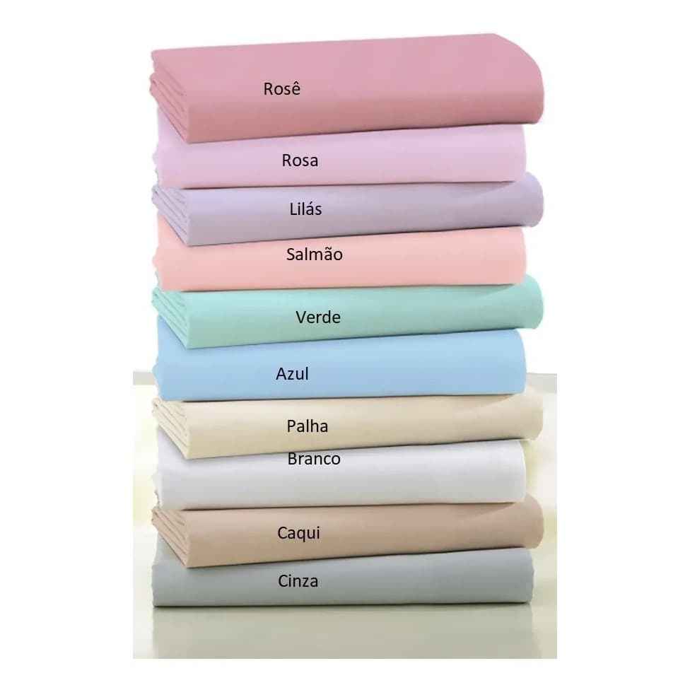 Tecido Percal 200 Fios 100% Algodão 1m x 2,5m Várias Cores