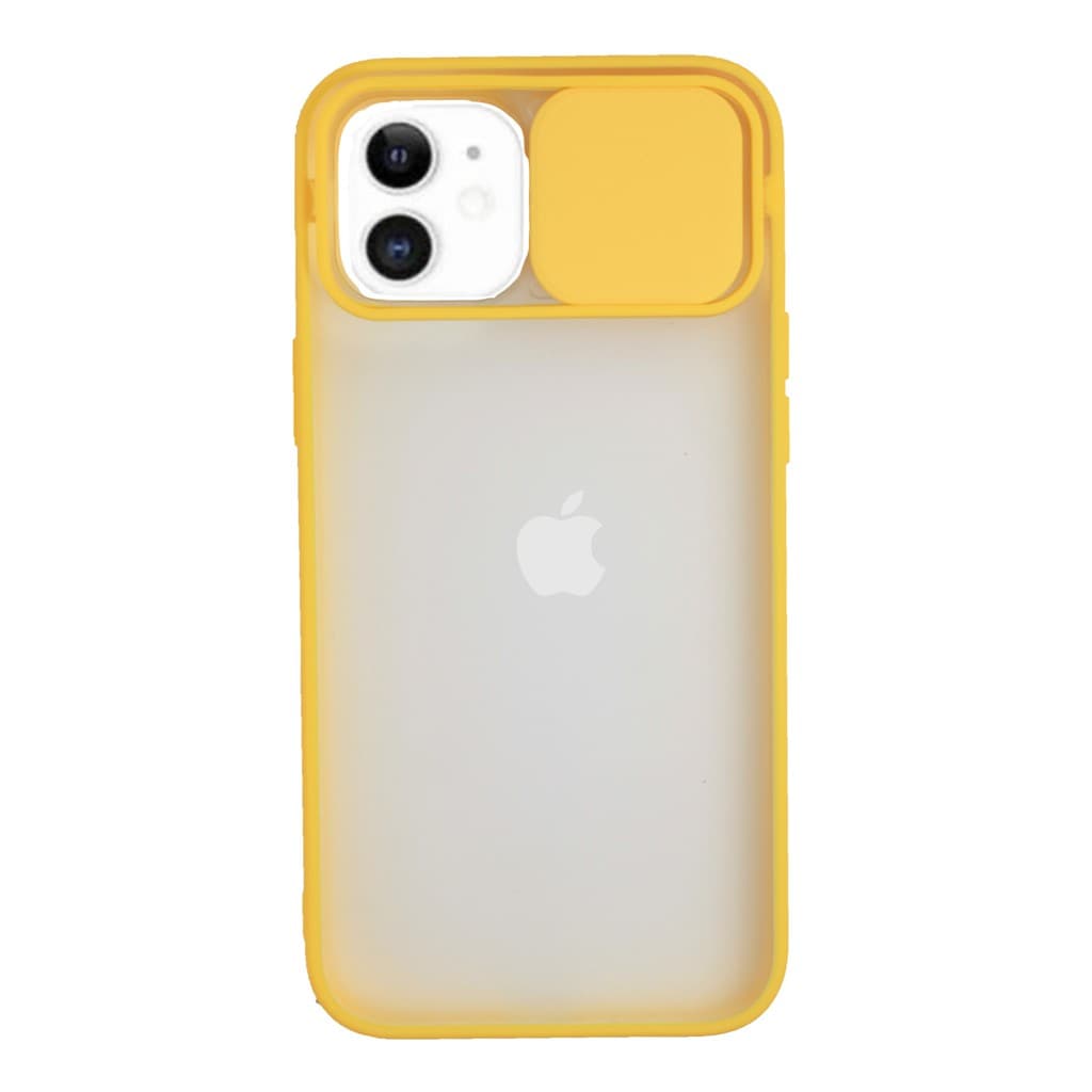 Capa Capinha Case Slide Várias Cores Iphone 12 6.7 Com Protetor de Câmera