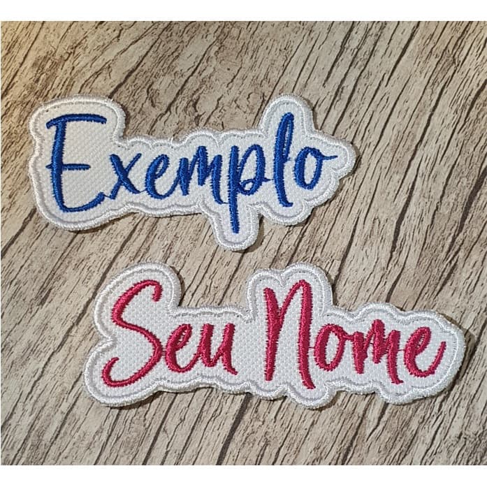 Nome Personalizado com Termocolante - Bordado