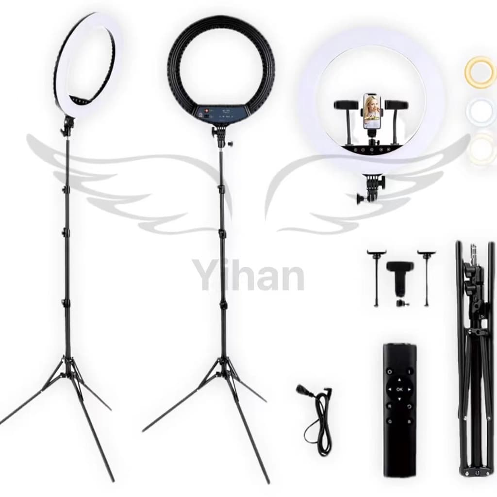 Iluminador Led Ring Light De 18 Polegadas Lives Tripé 210cm