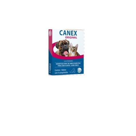 CANEX ORIGINAL - Vermífugo p/ cães e gatos.