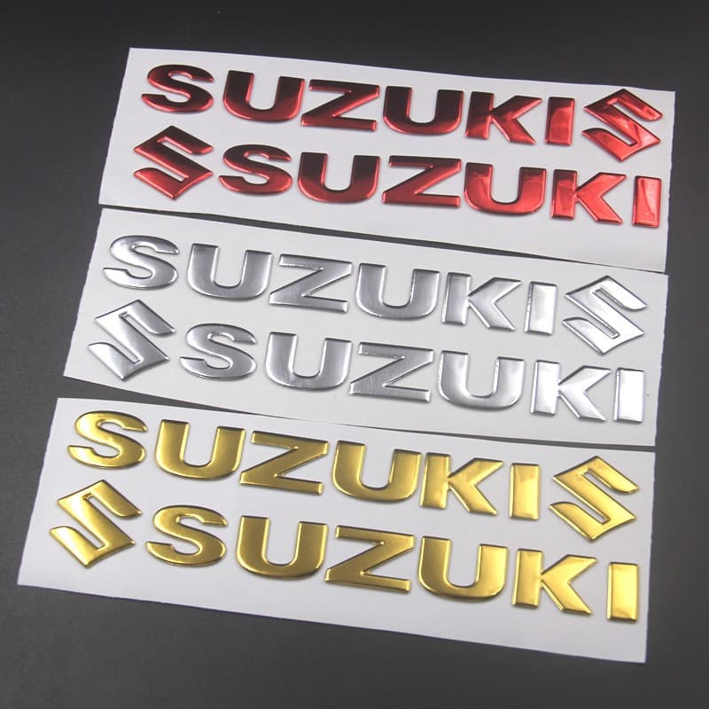 Adesivo 3D De Motocicleta suzuki Emblema Logo 3D Styling Sticker