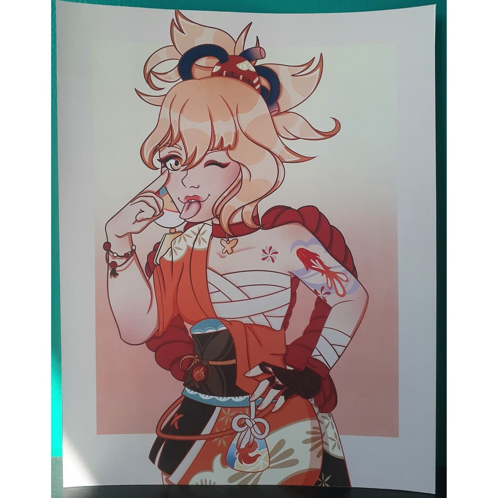 Prints A5/A4 Genshin impact - Yoimiya