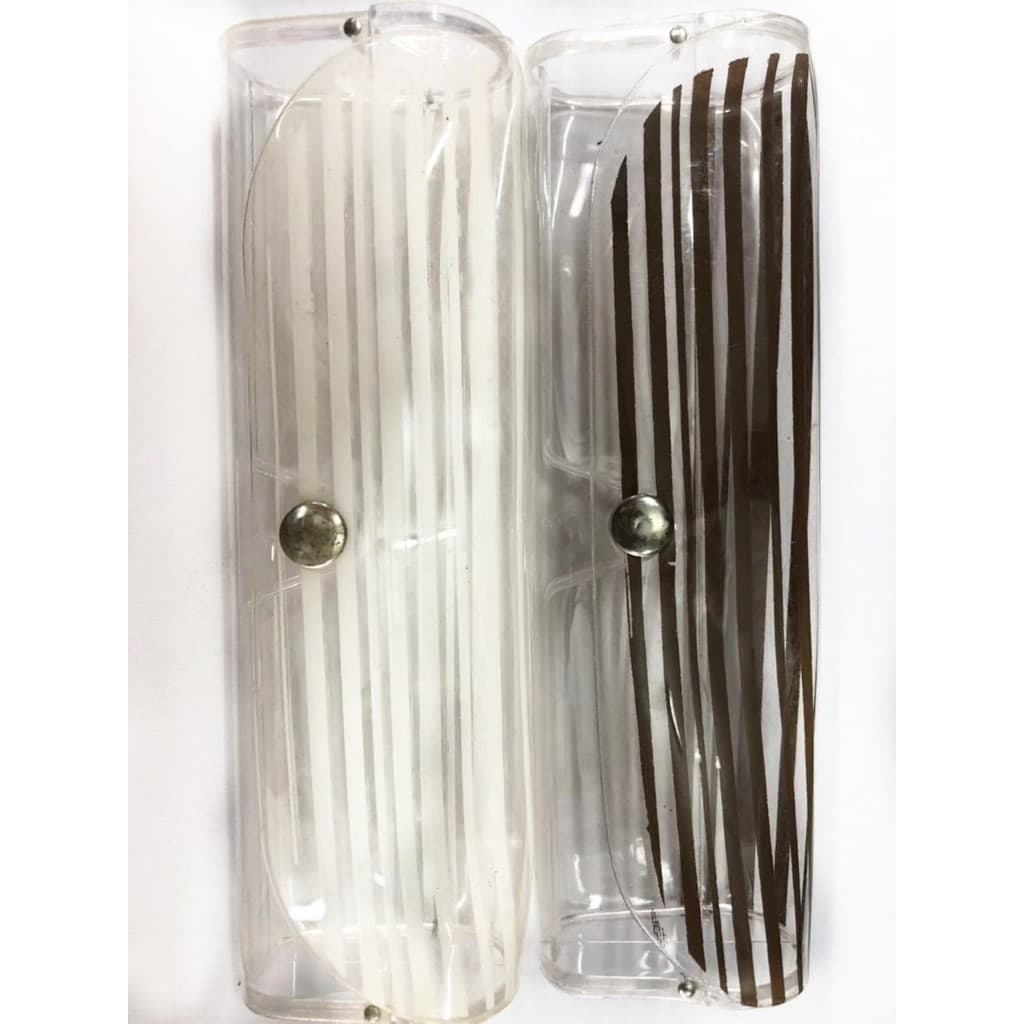 10 Estojo Caixinha Capa Pvc Para Óculos De Grau