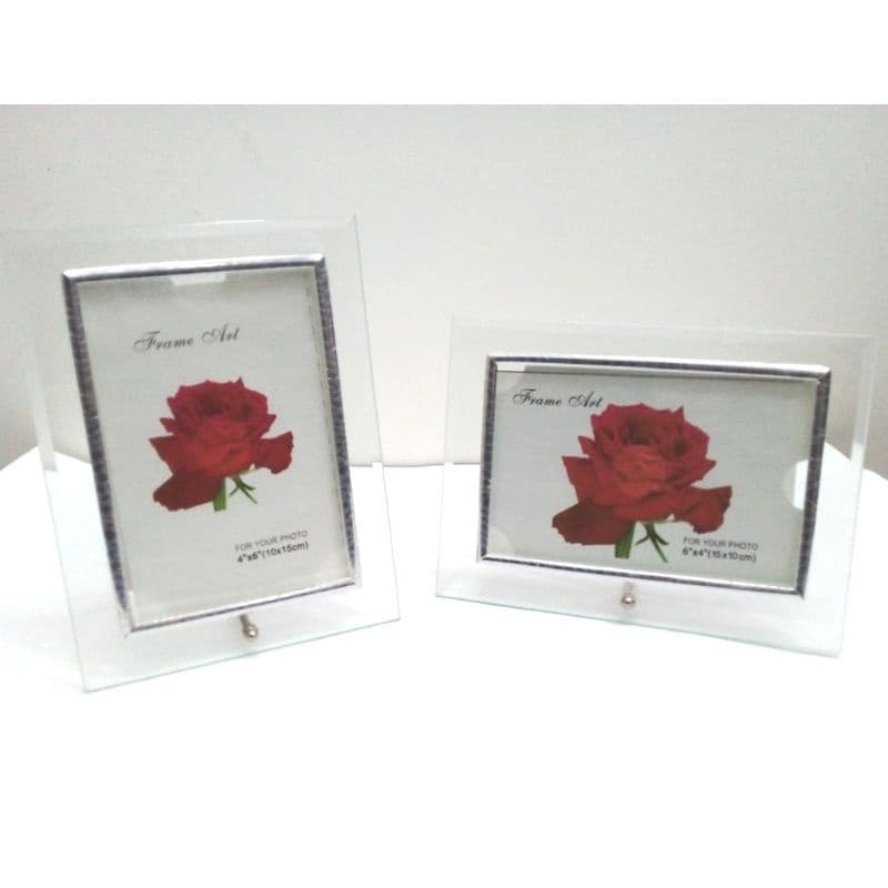Porta Retrato De Vidro Para Fotos 10×15cm