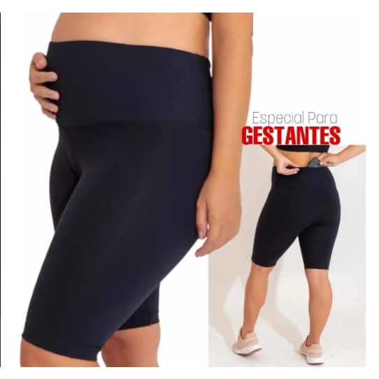 Bermuda Legging Gestante Roupa Gravida Leg Suplex