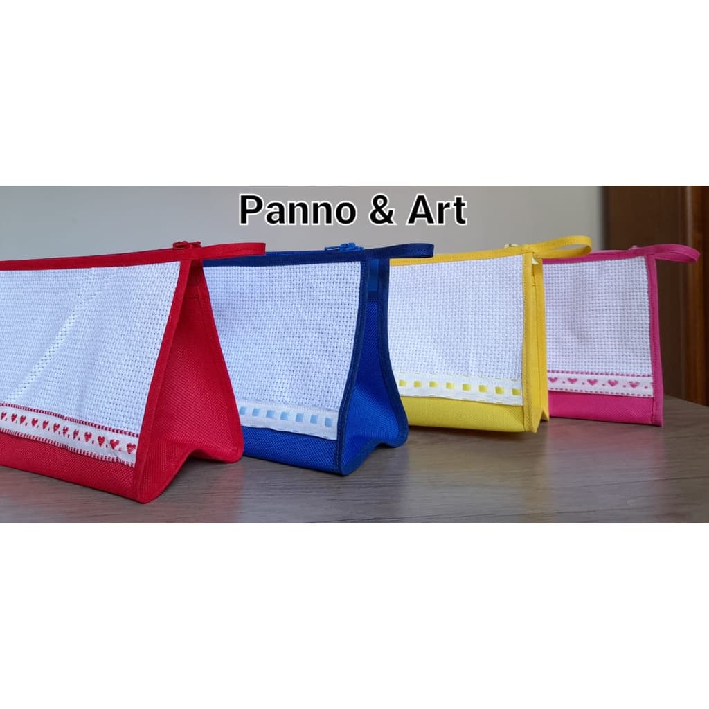 Necessaire para Bordar em Ponto Cruz 7X12X21cm. 1l