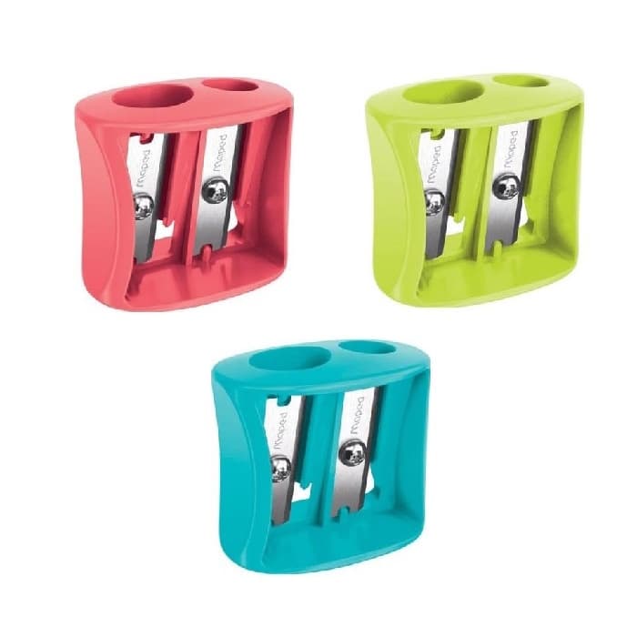 Apontador Escolar Sem Depósito Vivo 2 Furos Tubo X - Maped