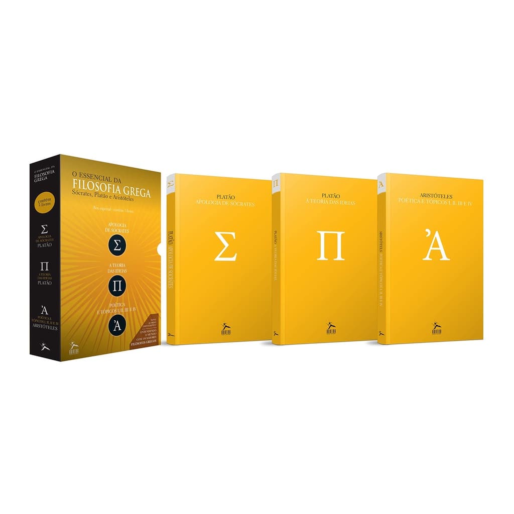 Box O Essencial Da Filosofia Grega - Sócrates Platão e Aristóteles