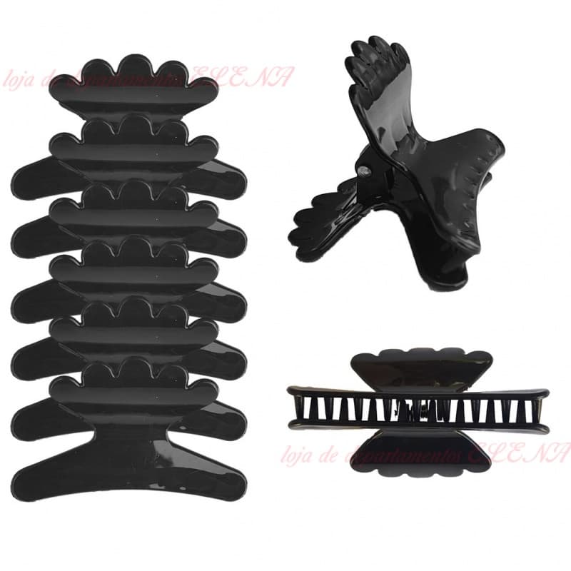 12 Piranhas Salão Para Cabelo Preto