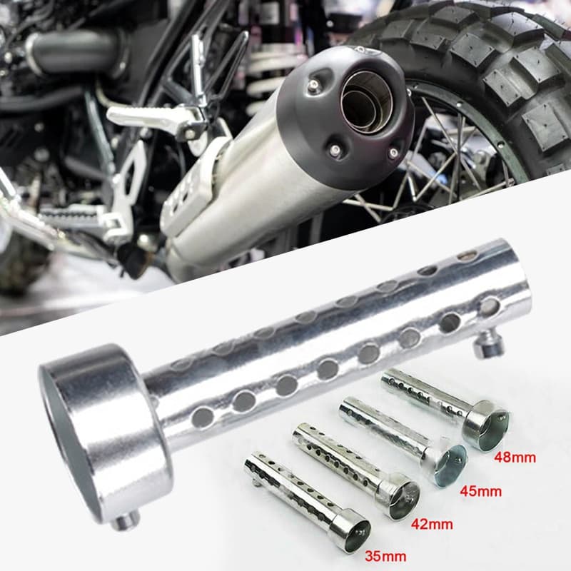 140mm Universal Motocicleta Silenciador Do Escape Pode Inserção Defletor DB