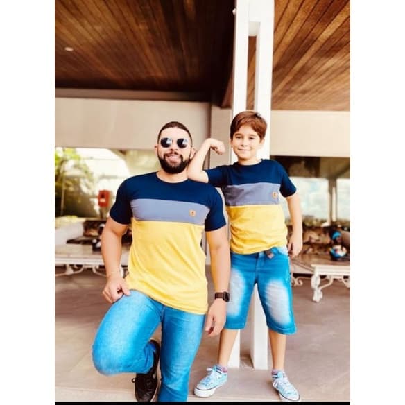 kit de camisa tal pai tal filho (TAMANHO CAMISA ADULTO PEQUENA)