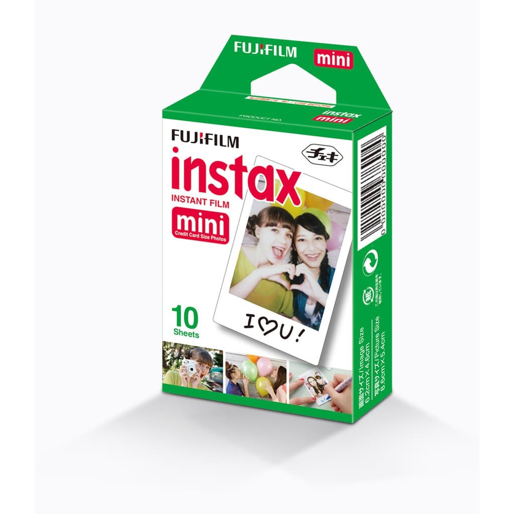10 Filmes Instax Mini Fujifilm compatível com vários modelos