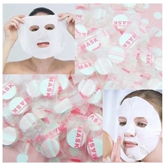 30 peças de máscara DIY máscara de desidratação comprimida descartável