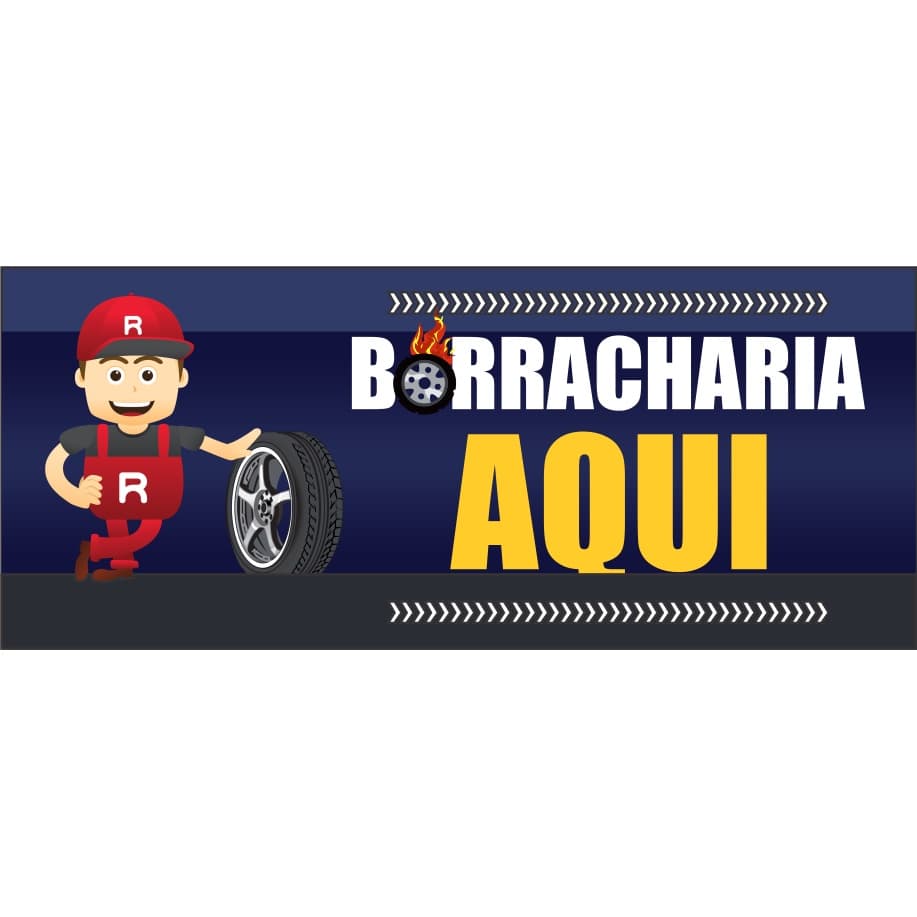 Faixa Borracharia 1,20x50