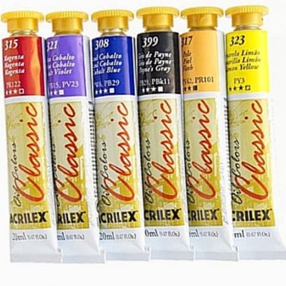 Tinta a Óleo Para Telas 20ml Oil Colors - Acrilex (Anúncio 2)