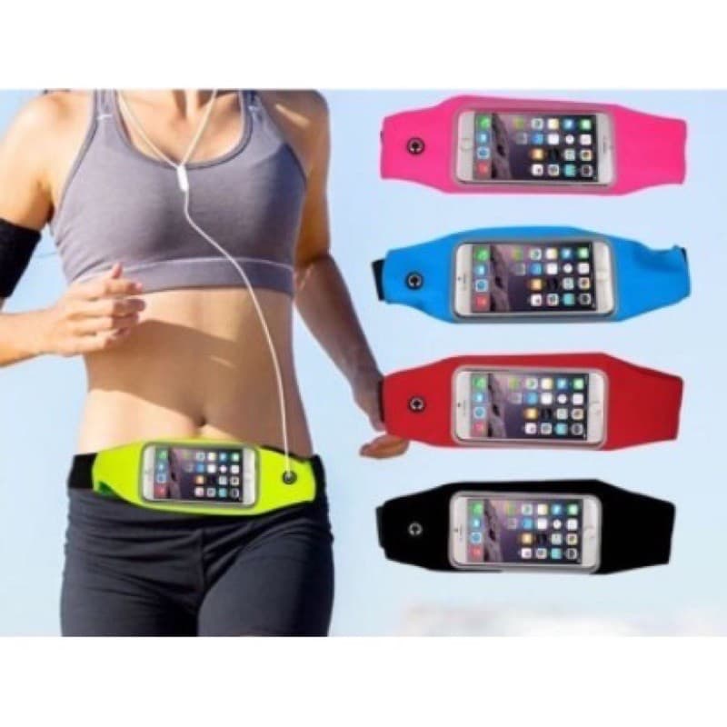 Kit [Atacado 10 unidade] Pochete Multiuso Esportivo Com Bolsos Para Celular / Ar / Livre