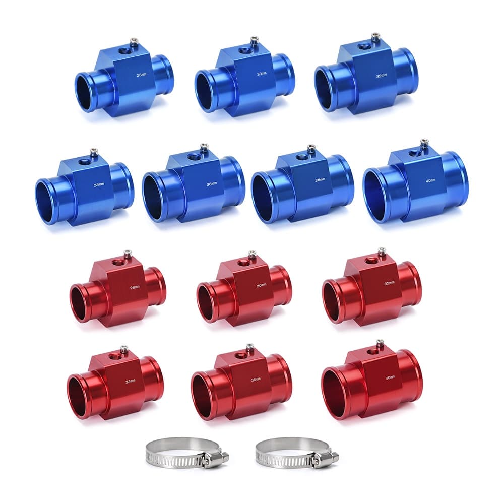 Medidor De Temperatura Da Água Do Radiador Tubulação Conjunta Sensor 40mm 38mm 36mm 34mm 32mm 30mm 28mm Adaptador De Mangueira 1/8 Polegada NPT