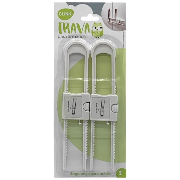 Trava de Segurança para Armário Kit com 2 peças