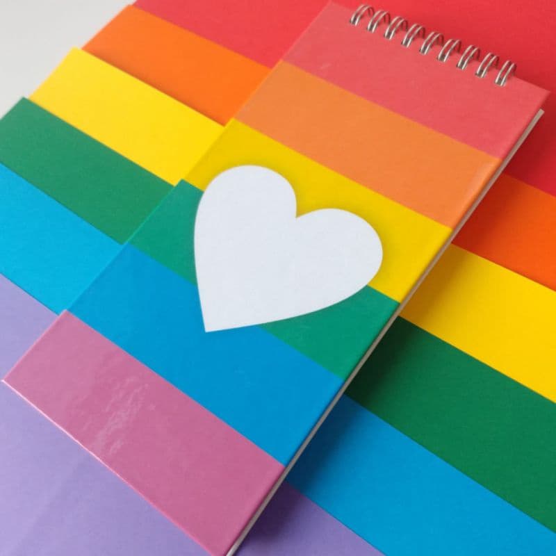 Caderno Orgulho Gay Wire-O 50 folhas