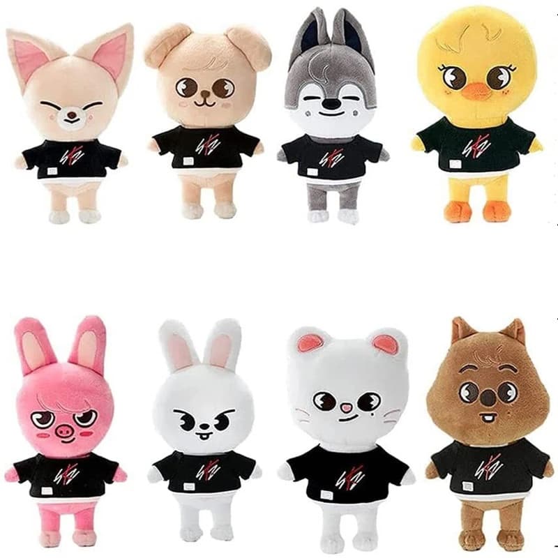 20 Cm Brinquedo De Pelúcia Dos Desenhos Animados KPOP Stray Kids Skzoo Stuffed Animal Brinquedos Boneca Presentes