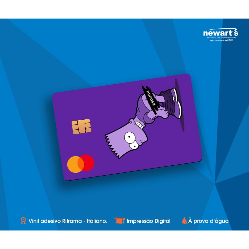 Película para cartão com CHIP - personagem diversos