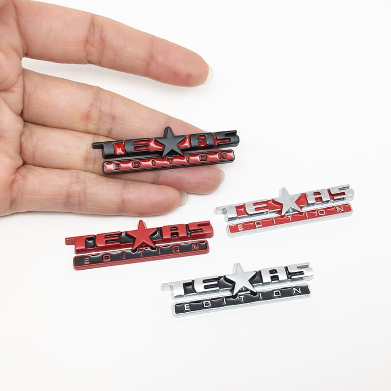 Jeep Wrangler Free Chenoki TEAS Adesivo Decalque Carro Cauda Side Guard Etiqueta Tridimensional De Metal Texas Versão