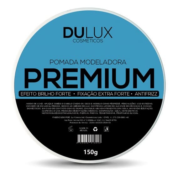 Cera Modeladora Premium Incolor Barba e Cabelo 150g Dulux