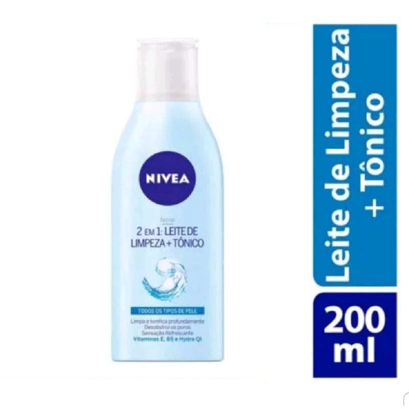 Leite de Limpeza e Tônico Facial Refrescante 2 em 1 Nivea