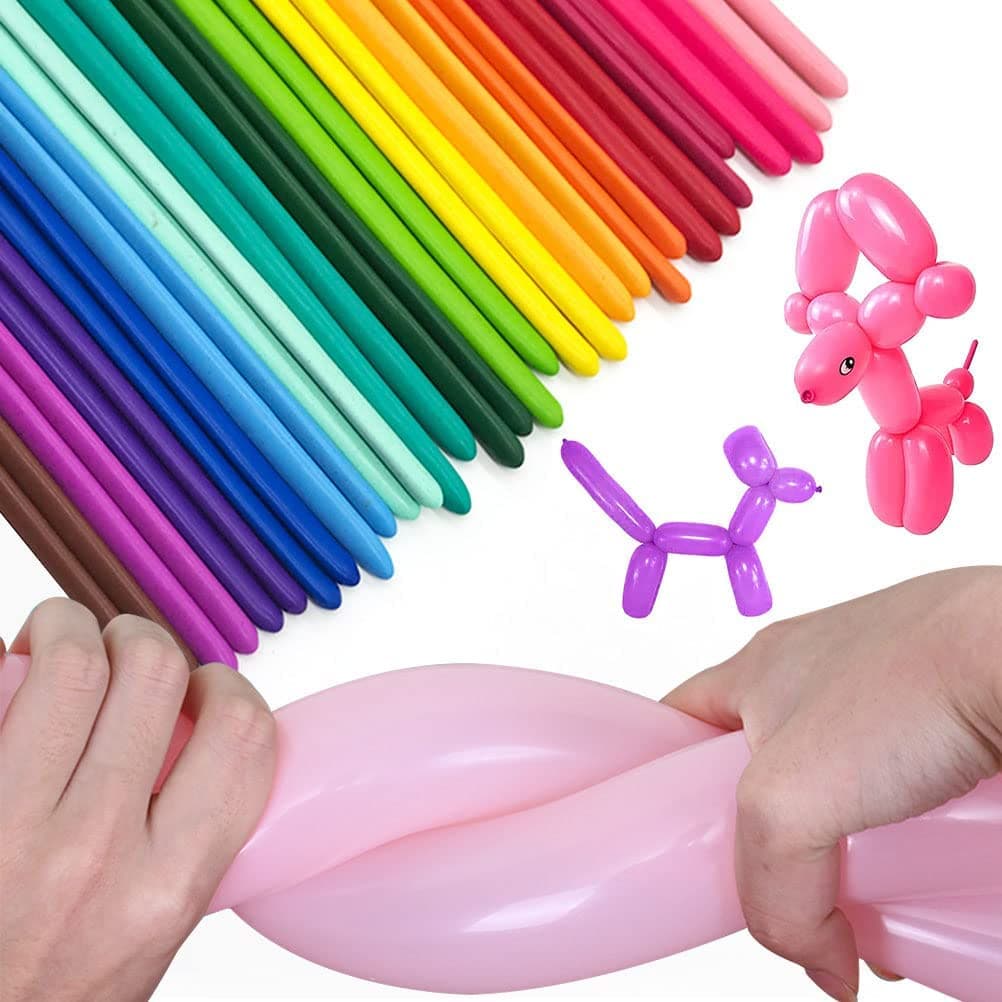 Bexiga Balão Espaguete Canudo 50 Unidades Tamanho 260