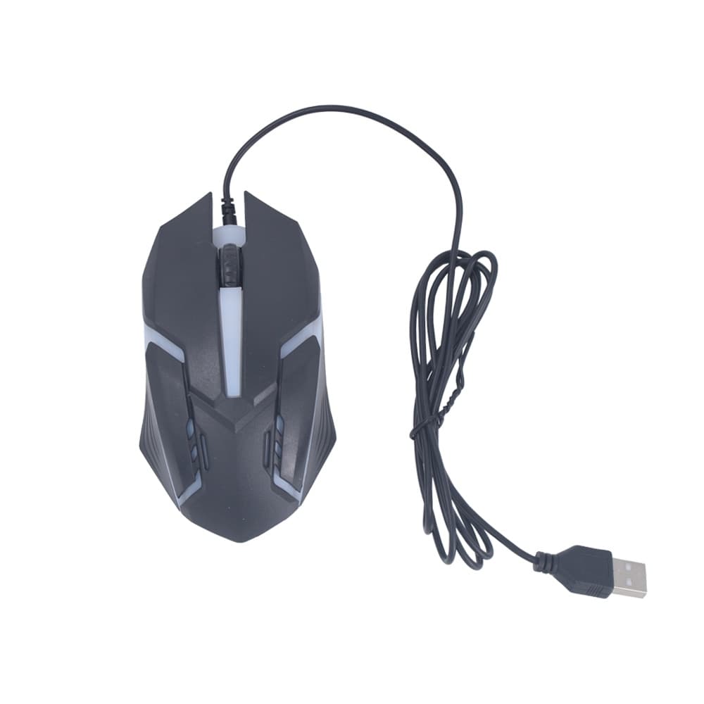 Mouse Black Fox Optical USB 1600DPI com LED