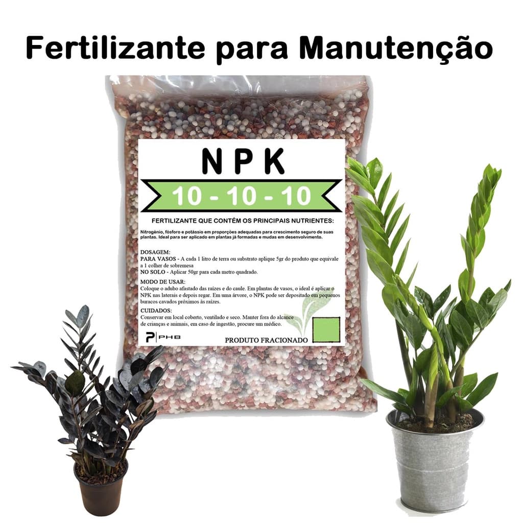 Adubo Fertilizante NPK 10.10.10 - Para manutenção de plantas