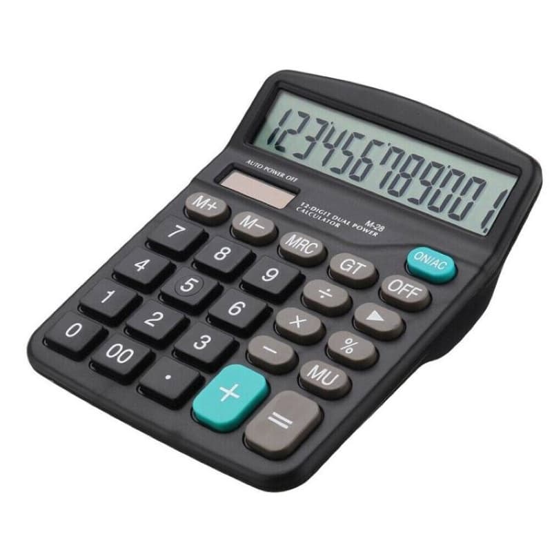 Calculadora Média Preta de Mesa 12 Dígitos 018