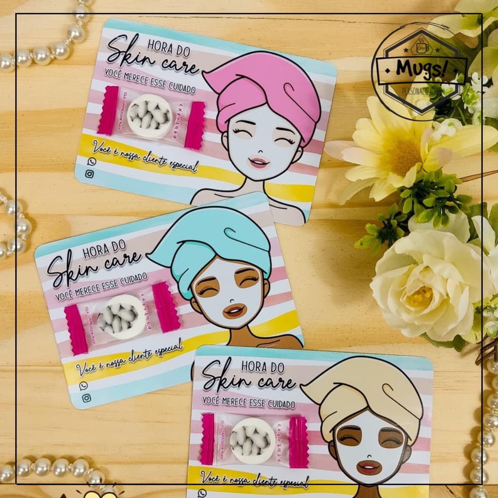 Cards Skincare_ Para Máscara Desidratada_Mimos para clientes_Dia das Mulheres_Dia das Mães_MOD21