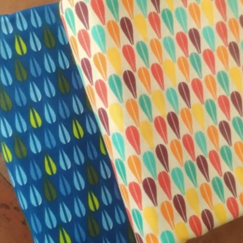 TRICOLINE ESTAMPADO- EVA E EVA - BOHEMIA GOTAS-50CM X 1,50M