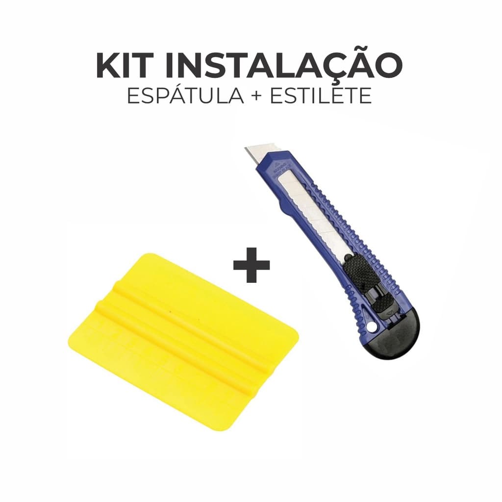 Espátula e Estilete Kit Instalação Papel de Parede