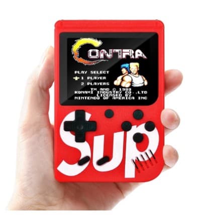 Mini Video Game Portátil Sup C/ 400 jogos + 1 Controle para 2 jogadores Console
