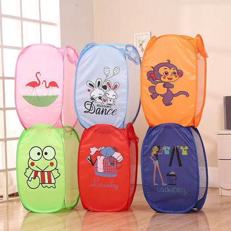 Cesto Organizador Infantil Dobrável Multi Brinquedo Roupas