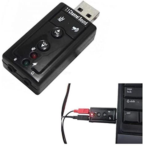 Placa Som Usb áudio Externa Adaptador Audio P2