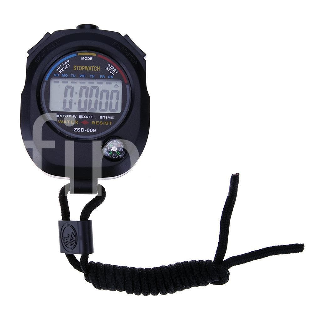 Finifly Cronômetro Digital LCD À Prova D'água Timer/Cronógrafo/Alarme Esportivo